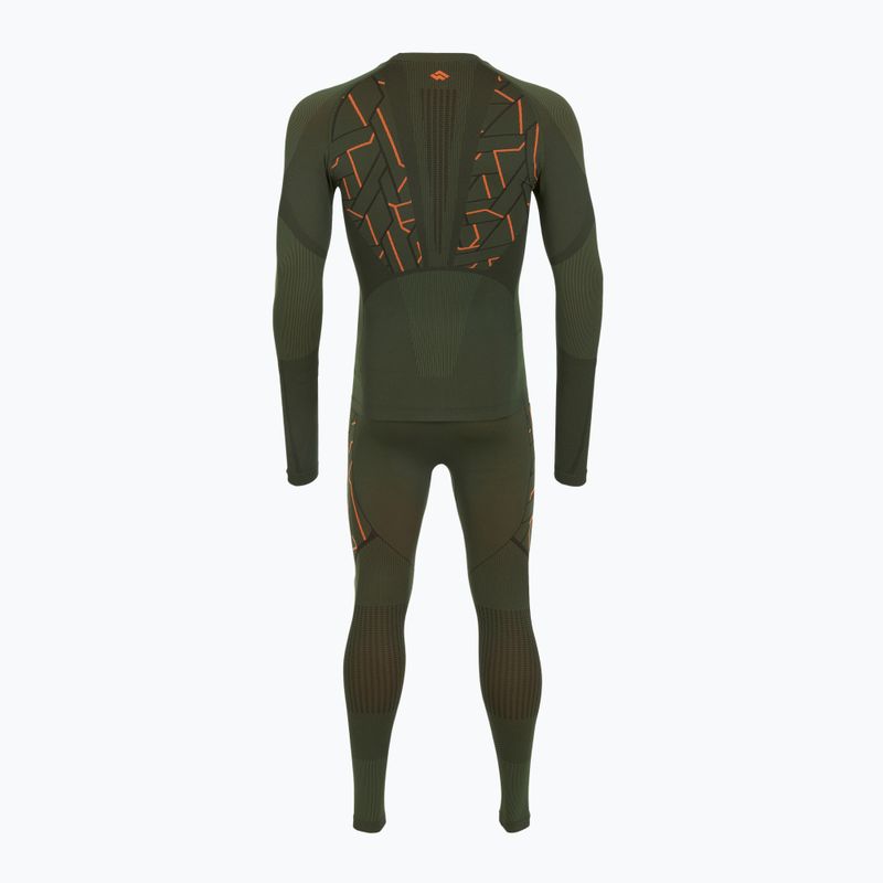 Férfi thermo fehérnemű szett Alpinus Tactical Gausdal Set green/orange 10