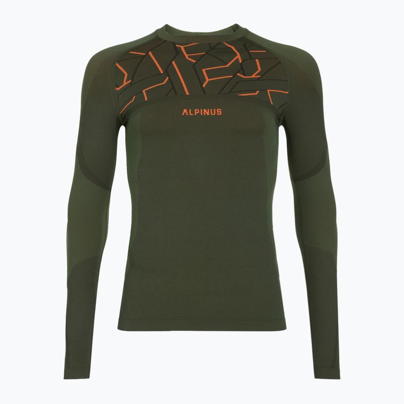 Férfi thermo fehérnemű szett Alpinus Tactical Gausdal Set green/orange 11