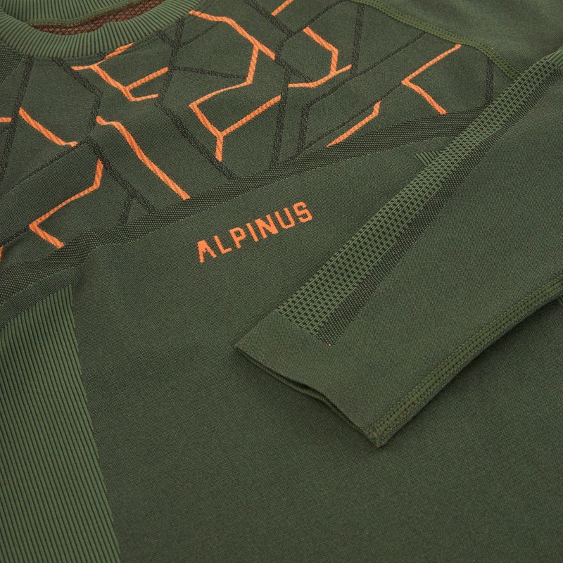 Férfi thermo fehérnemű szett Alpinus Tactical Gausdal Set green/orange 13