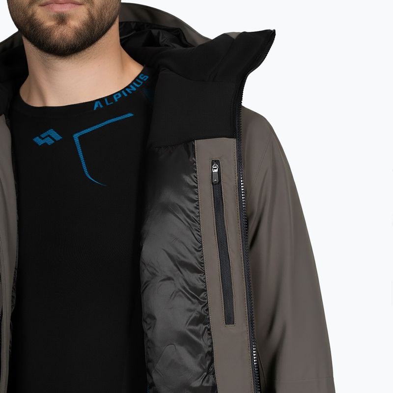 Férfi esőkabát Alpinus Ararat olive 5