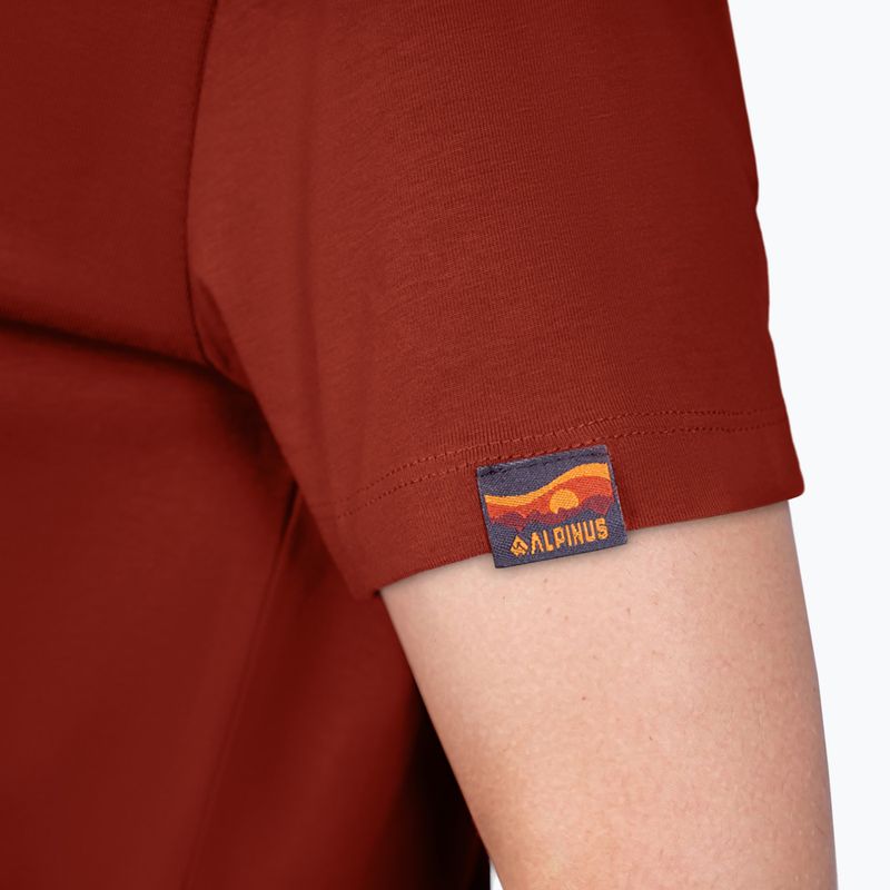 Női túrapóló Alpinus Dirna brick-red 3