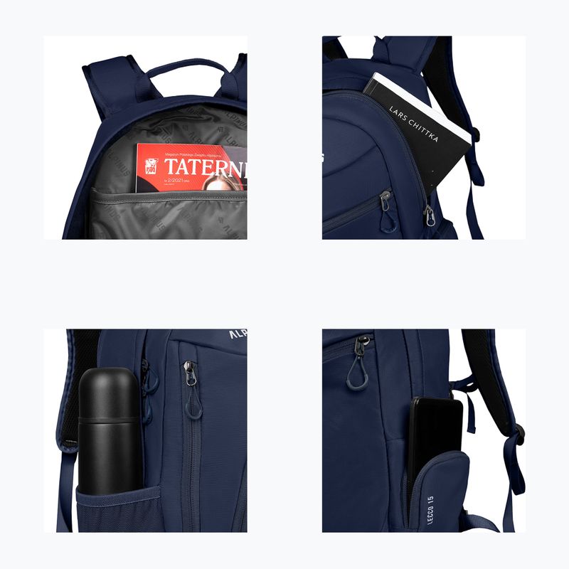 Túrahátizsák Alpinus Lecco 15 l navy 4