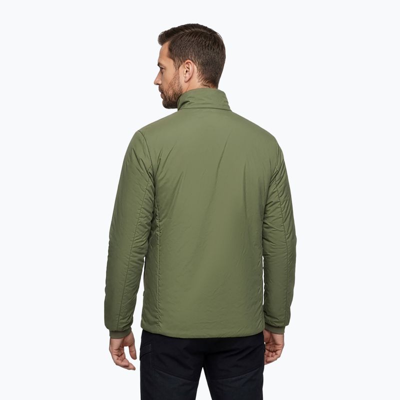Férfi hibrid kabát Alpinus Wanaka olive 2