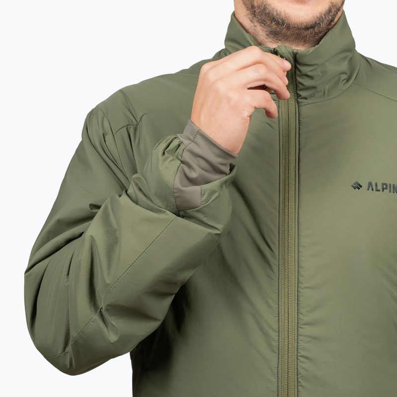 Férfi hibrid kabát Alpinus Wanaka olive 3