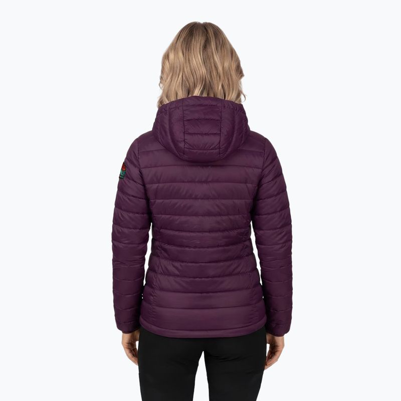 Női bélelt kabát Alpinus Tunari dark plum 2