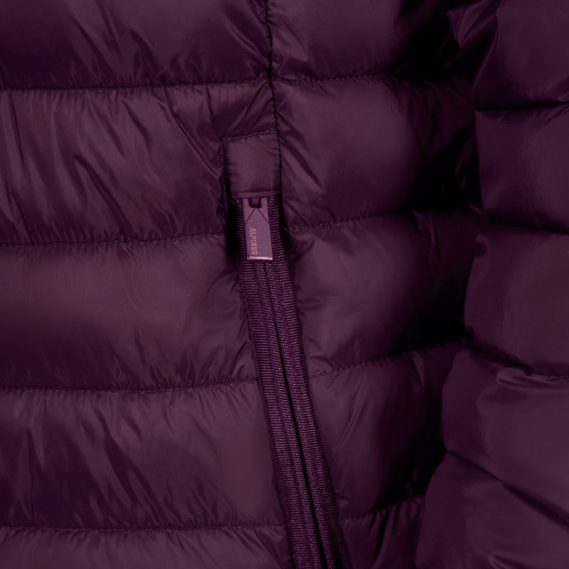Női bélelt kabát Alpinus Tunari dark plum 8