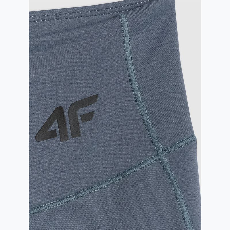 Női edző leggings 4F Solar Punk FNK F404 denim 2