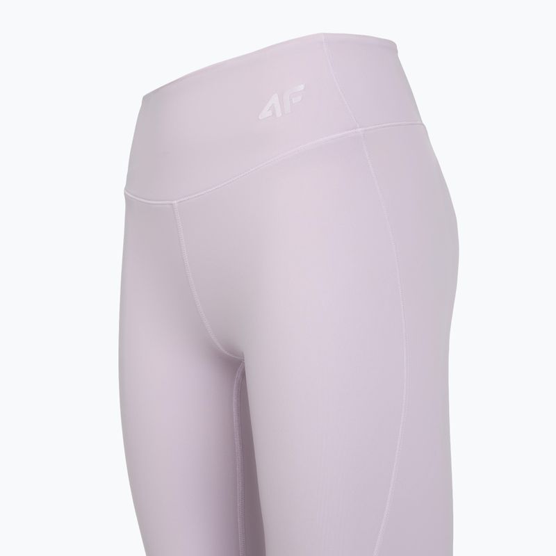 Női edző leggings 4F Solar Punk FNK F404 light violet 3