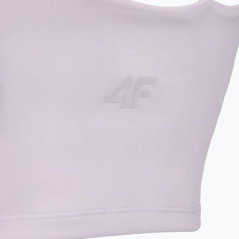 Női edzőpóló 4F Solar Punk FNK F0745 light violet 3