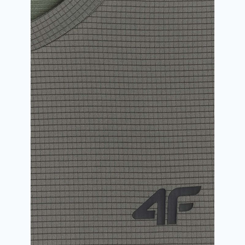 Férfi edzőpóló 4F Athletic FNK M1775 khaki 2