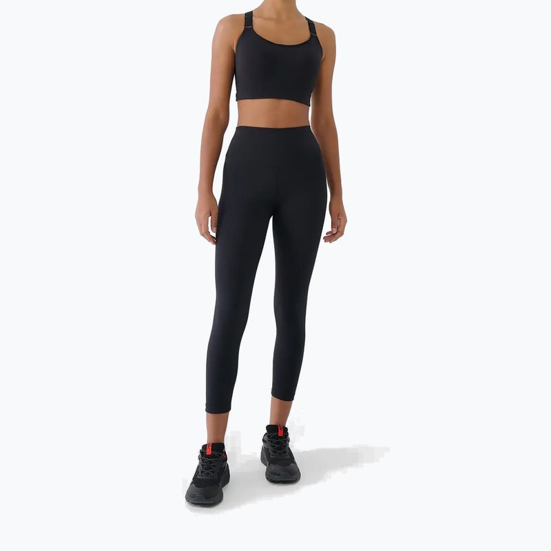 Női edző leggings 4F Multiactive FNK F419 deep black 2