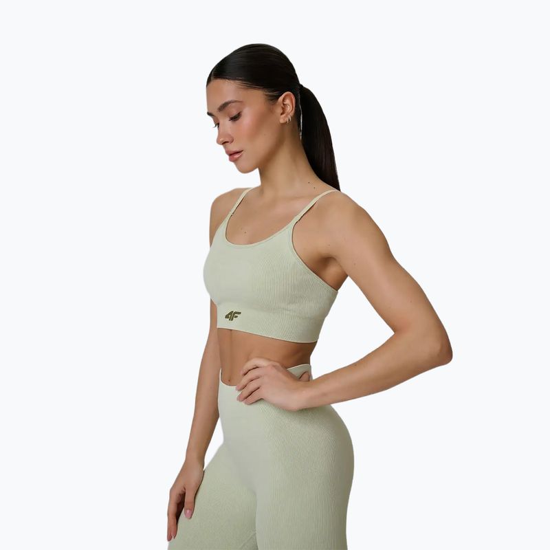 Edzőmelltartó 4F Solar Punk F203 light green allover 4