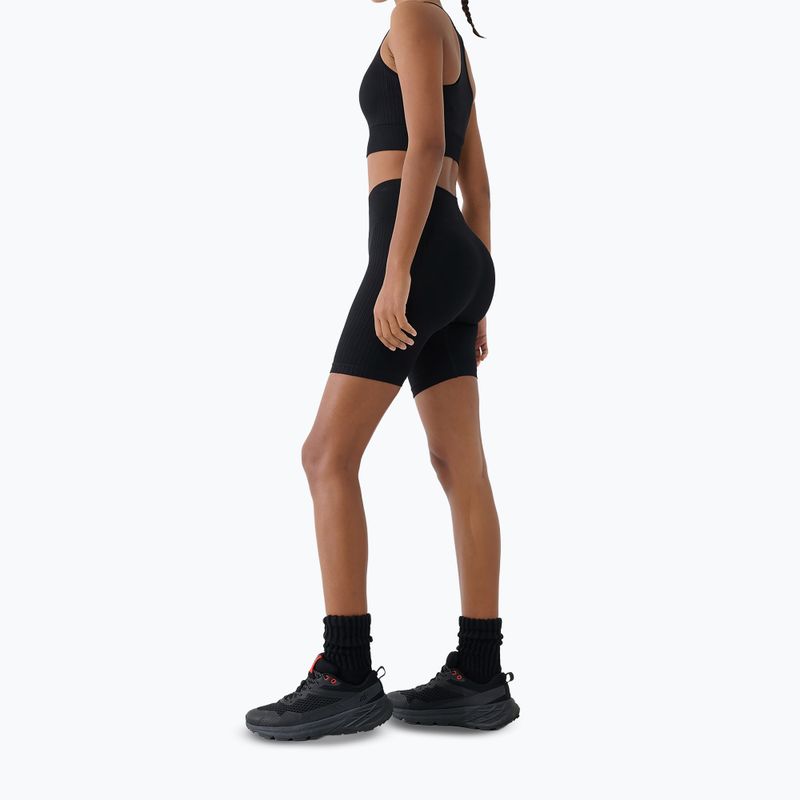 Női edző leggings 4F Multiative FNK F087 deep black 5