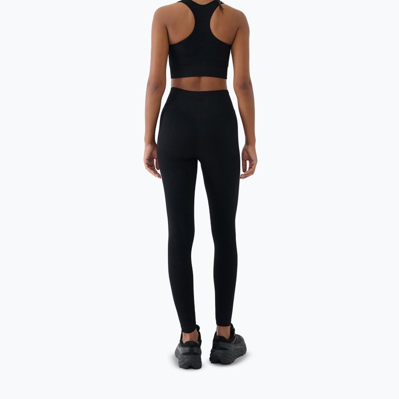 Női edző leggings 4F Multiactive FNK F420 deep black 3