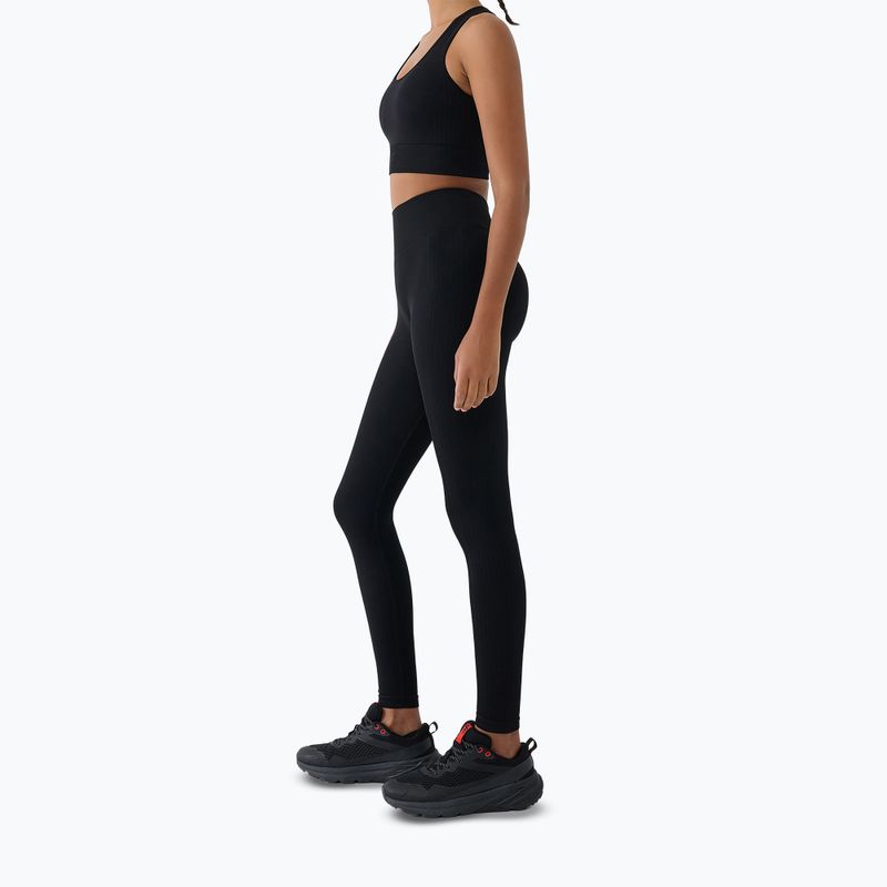 Női edző leggings 4F Multiactive FNK F420 deep black 4