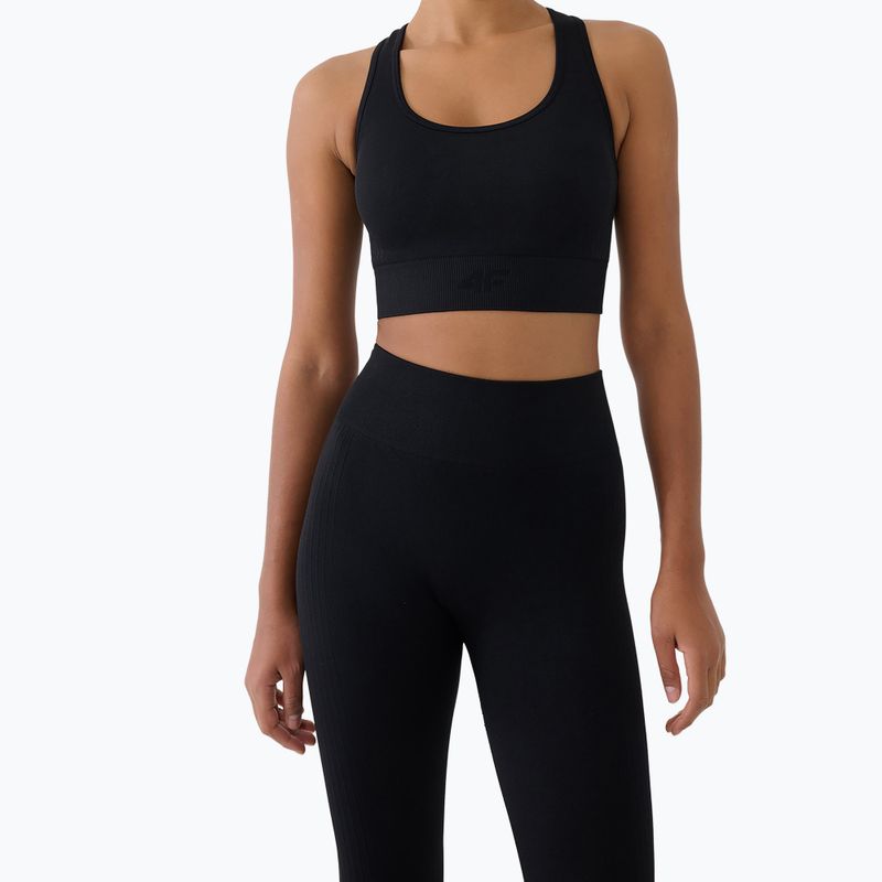 Női edző leggings 4F Multiactive FNK F420 deep black 6