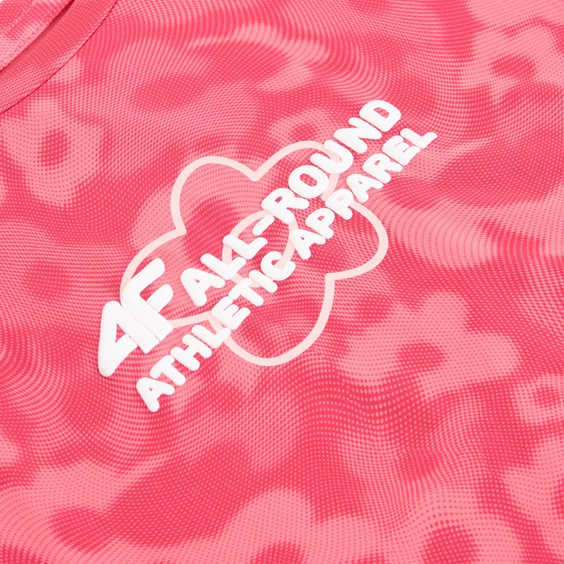 Gyerek póló 4F The Color's Energy F1965 light pink allover 3