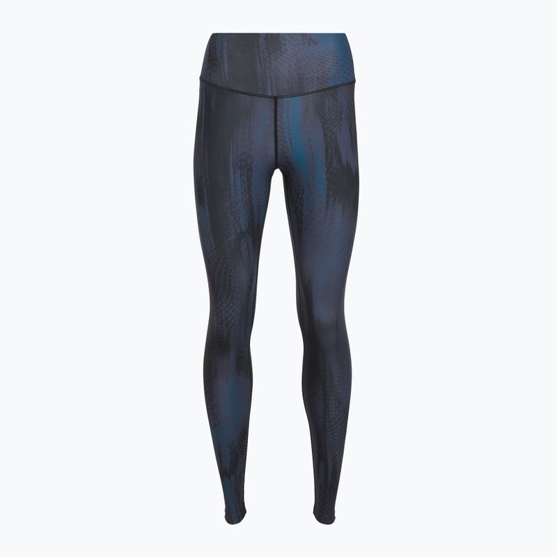 Női edző leggings 4F Solar Punk FNK F454 sea green allover 9