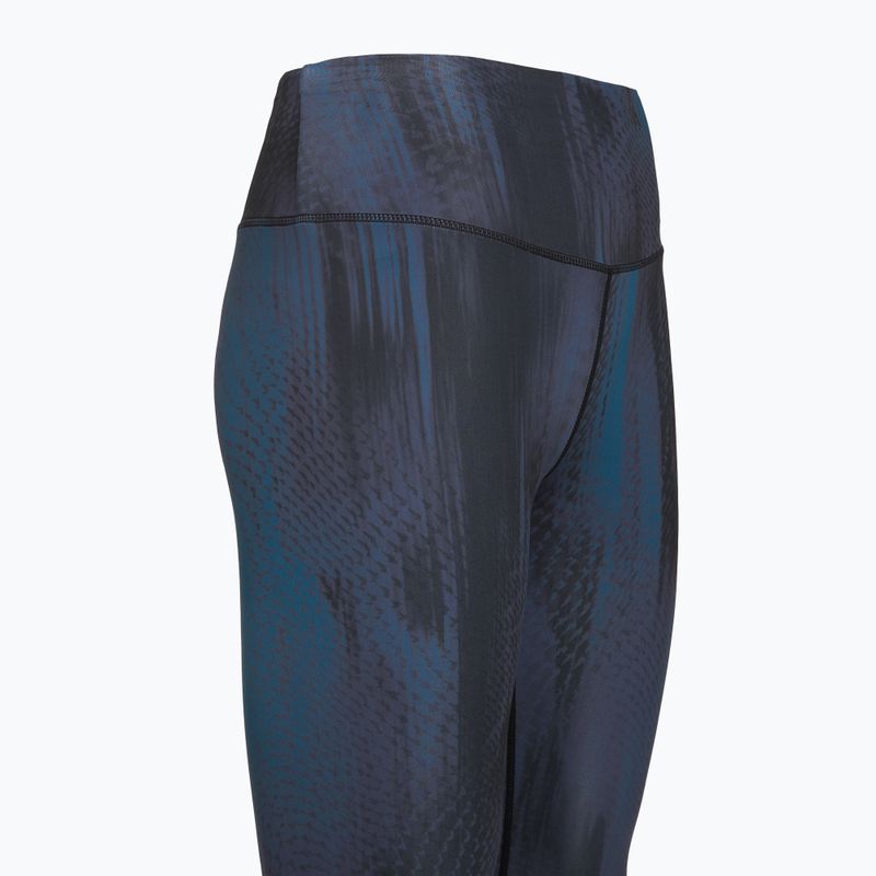 Női edző leggings 4F Solar Punk FNK F454 sea green allover 11