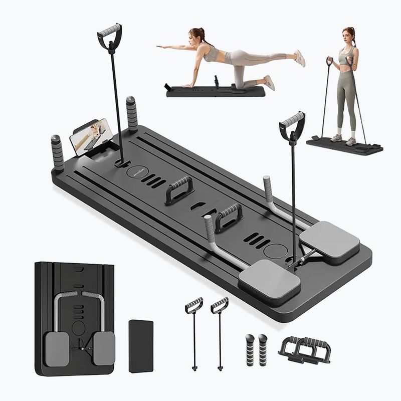 Pilates reformer Extralink DNXGHJNKERMLPM Black 2