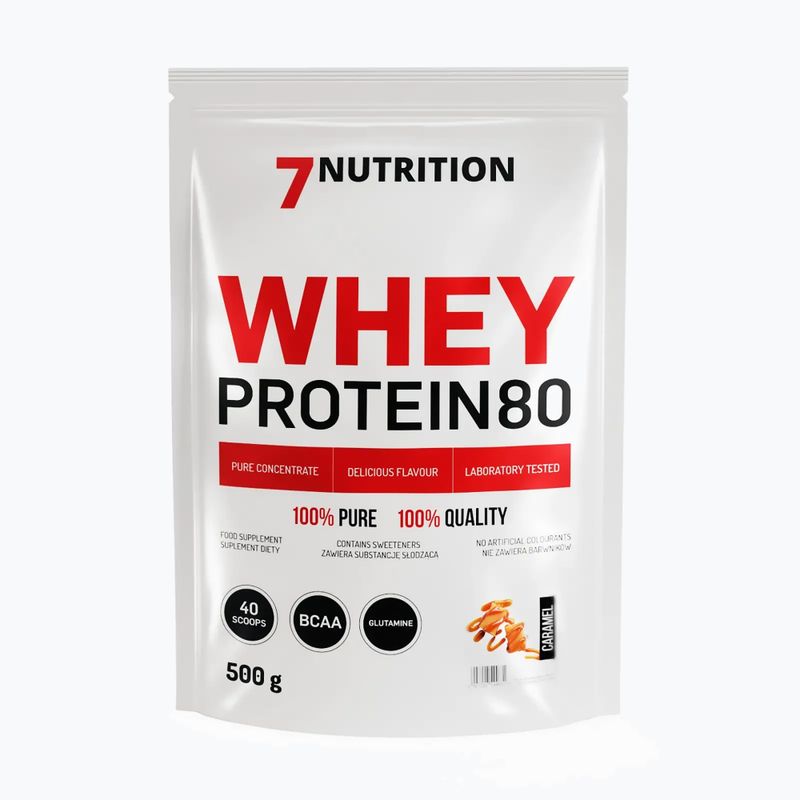 Tejsavó 7Nutrition Protein 80 500g karamell 7Nu000260