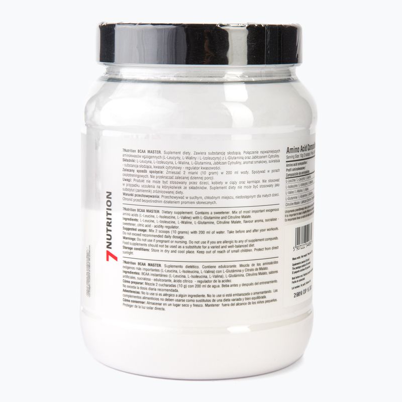BCAA Master 7Nutrition aminosavak 500g málna 7Nu000333-málna 2
