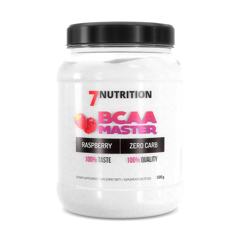 BCAA Master 7Nutrition aminosavak 500g málna 7Nu000333-málna