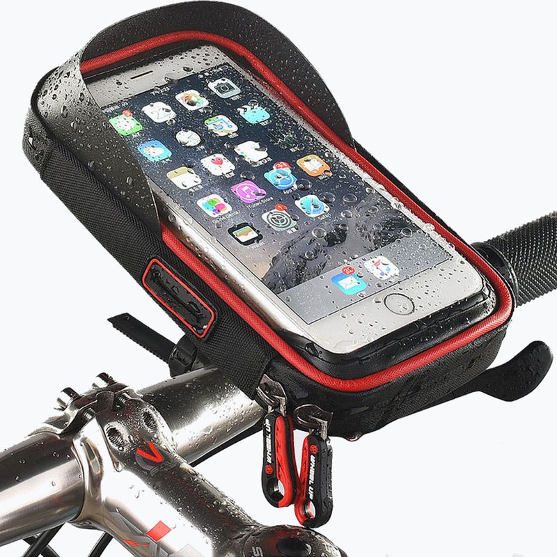 Wheel Up kerékpár kormánytáska fekete 8641 8