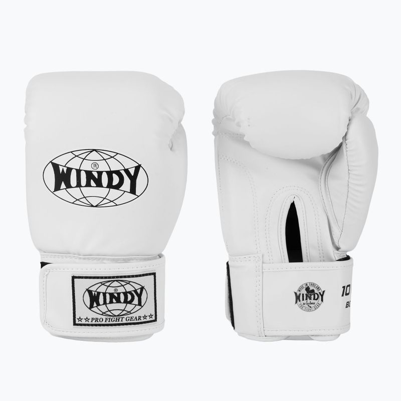 WINDY Classic Szintetikus bőr fehér bokszkesztyű