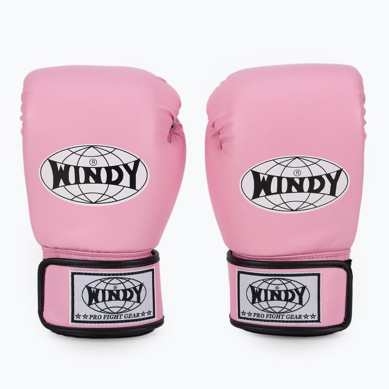 WINDY Classic Szintetikus bőr rózsaszín bokszkesztyű 2