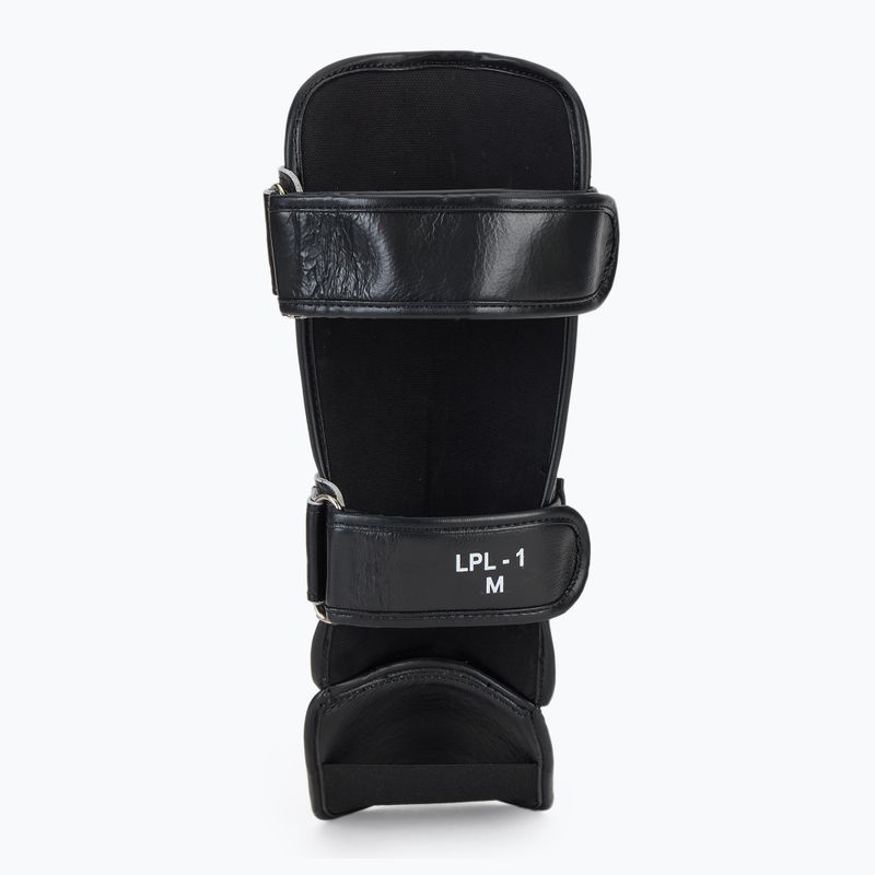 WINDY Szintetikus bőr sípcsont- és lábfejvédő fekete 5