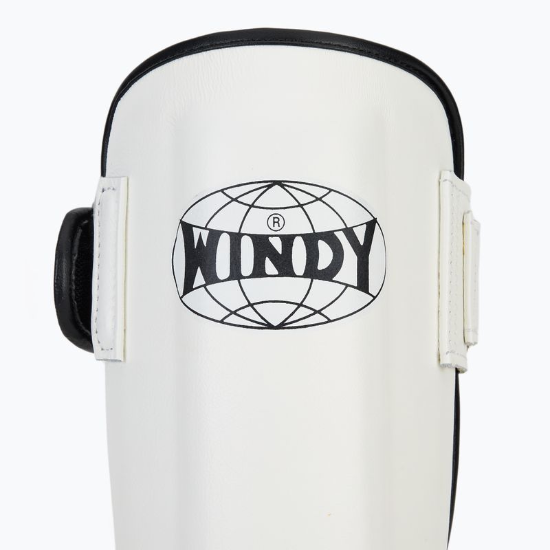 WINDY Szintetikus bőr sípcsont és lábfejvédő fehér 6