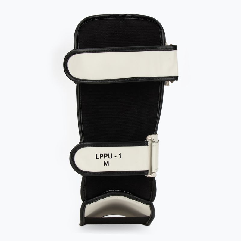 WINDY Classic Double Strap sípcsont- és lábfejvédő fehér színben 5