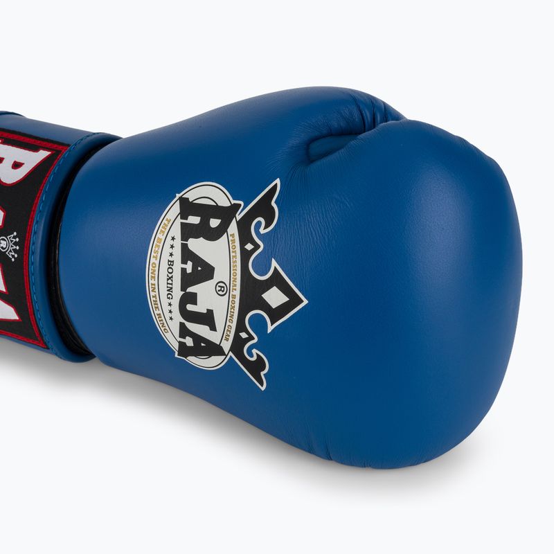 RAJA BOXING Single Standard valódi bőr kék boxkesztyű 5
