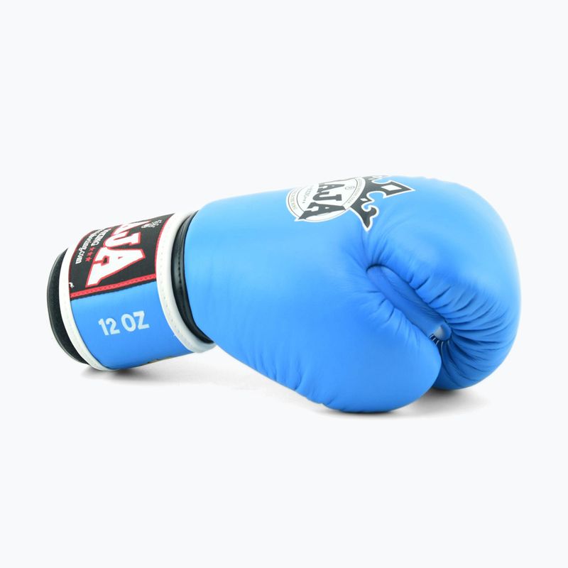 RAJA BOXING Single Standard valódi bőr világoskék bokszkesztyű 4