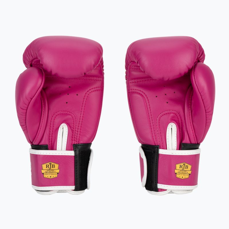 RAJA BOXING Single Standard valódi bőrből készült rózsaszín bokszkesztyű 3