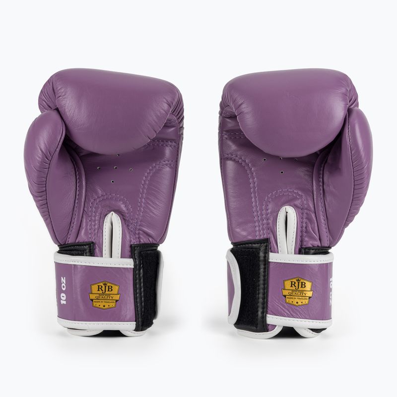 RAJA BOXING Single Standard valódi bőrből készült lila bokszkesztyű 3