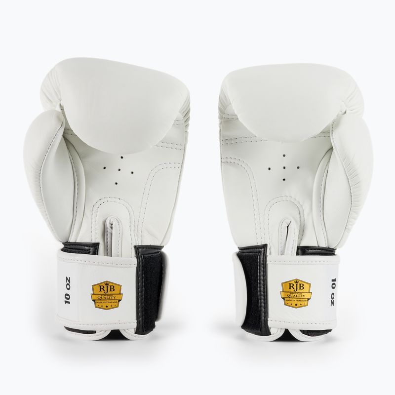 RAJA BOXING Single Standard valódi bőr fehér bokszkesztyű 3