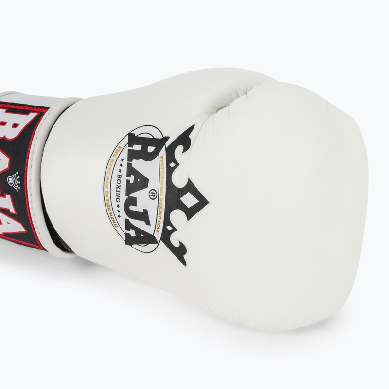 RAJA BOXING Single Standard valódi bőr fehér bokszkesztyű 5
