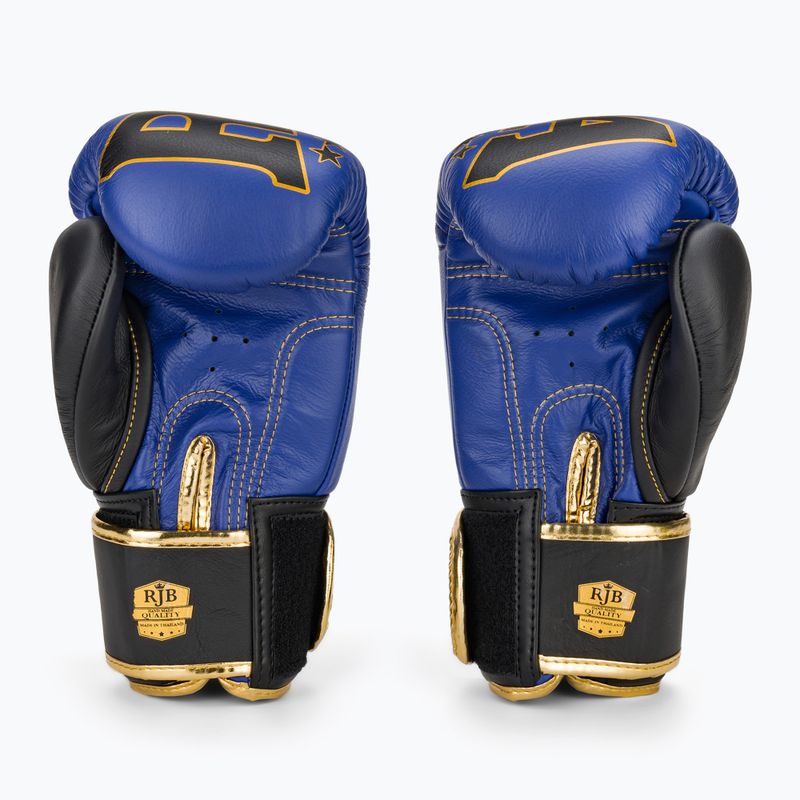 RAJA BOXING Origin Standard valódi bőr kék boxkesztyű 3