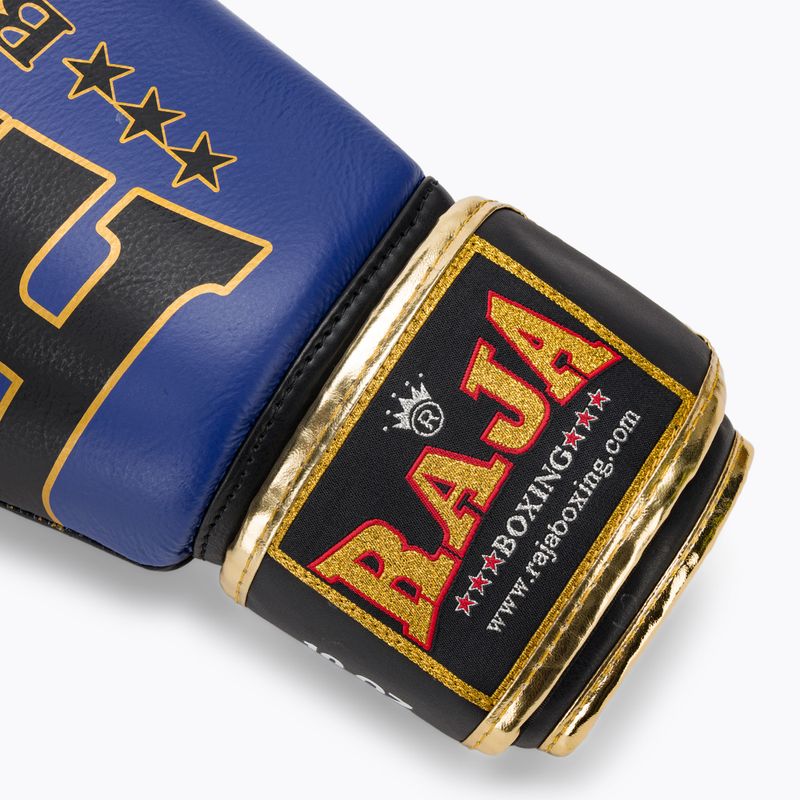 RAJA BOXING Origin Standard valódi bőr kék boxkesztyű 6
