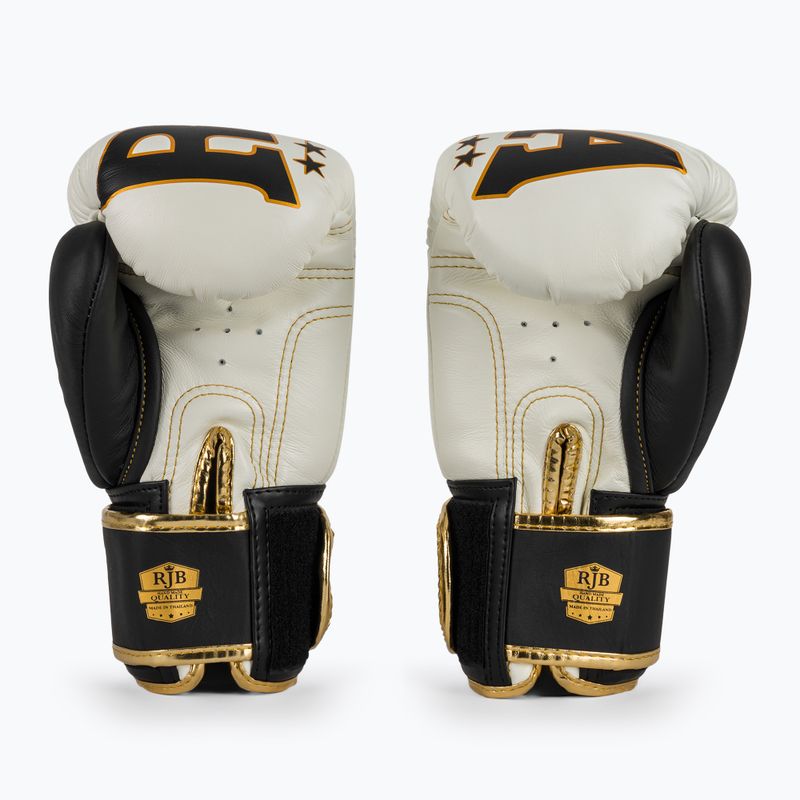 RAJA BOXING Origin Standard valódi bőr fehér boxkesztyű 3