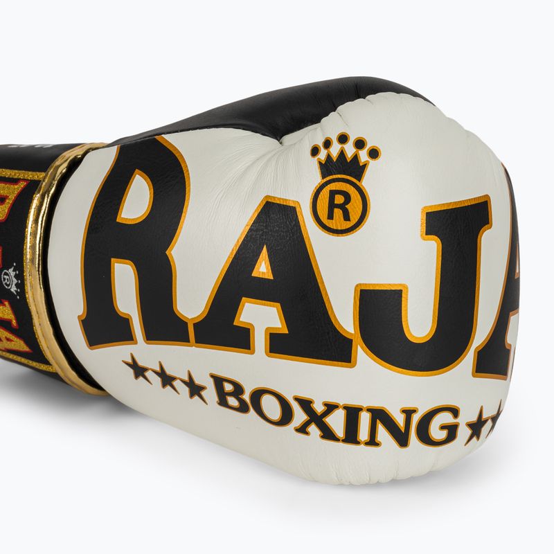 RAJA BOXING Origin Standard valódi bőr fehér boxkesztyű 5