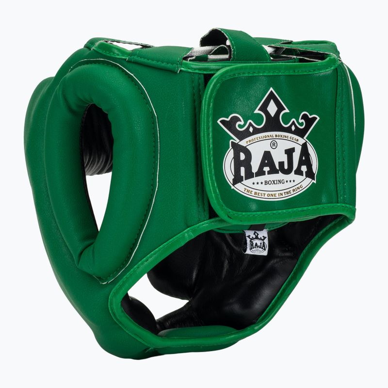 RAJA BOXING Semi bőr zöld bokszsisak 3