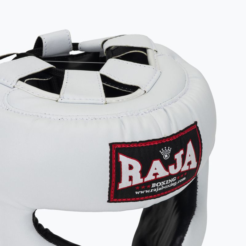 RAJA BOXING Semi bőr fehér bokszsisak 4
