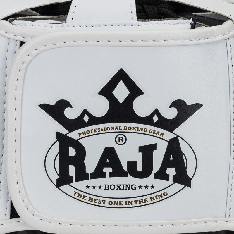 RAJA BOXING Semi bőr fehér bokszsisak 5