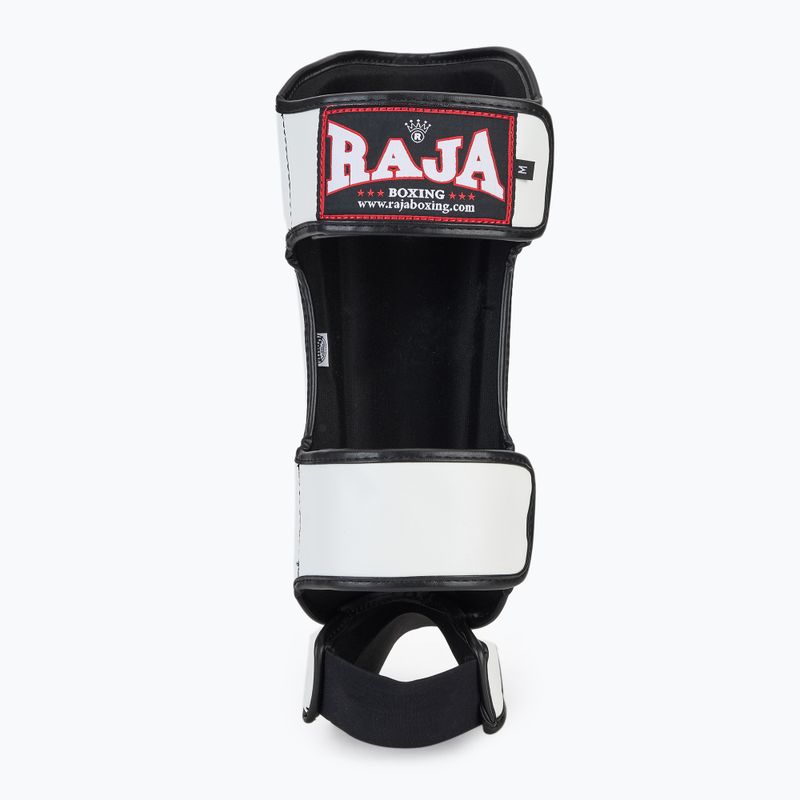 RAJA BOXING Könnyűsúlyú sípcsontvédők Semi bőr fehér sípcsont és lábfejvédők 5