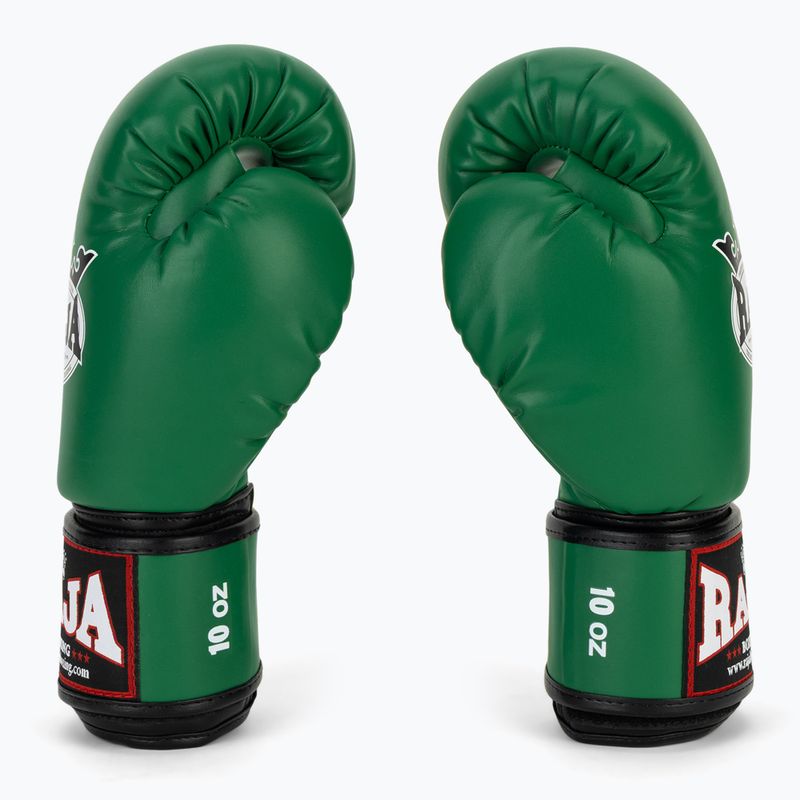 Boxkesztyű RAJA BOXING Single Semi Leather green 4