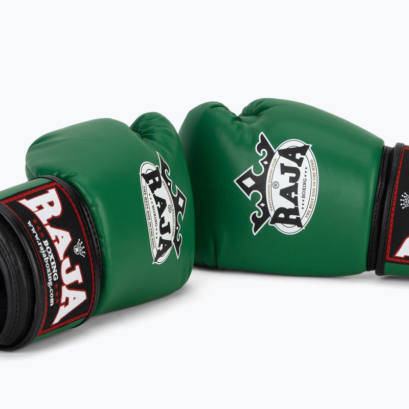 Boxkesztyű RAJA BOXING Single Semi Leather green 7