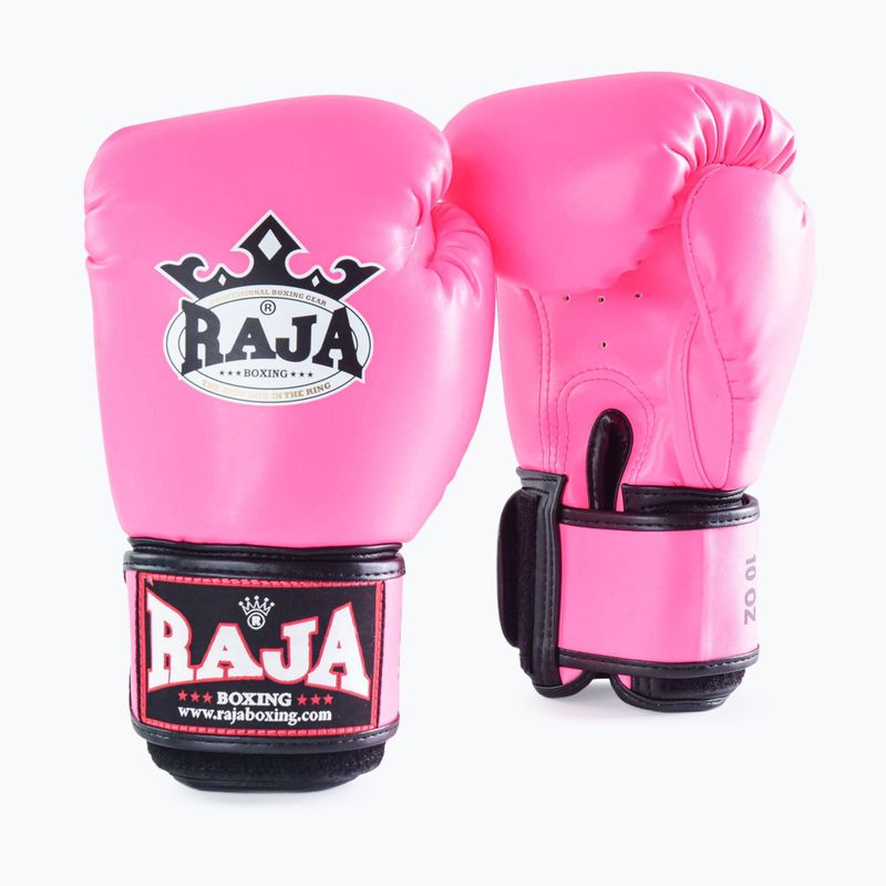 Boxkesztyű RAJA BOXING Single Semi Leather pink